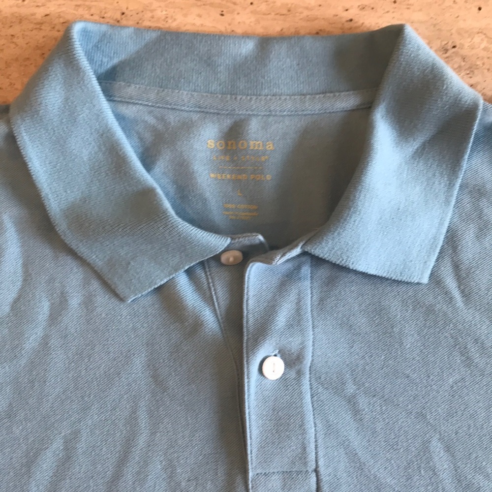 SONOMA Life + Style MEN’s blue polo shirt KOHLS L